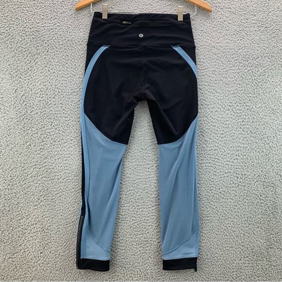 Lululemon Women's Zip the Line Mesh Running Crop 23” -  LW6ASPS  -  Size:  6 - Picture 6 of 16